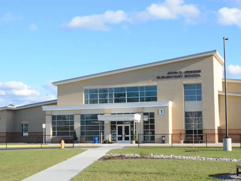 Jenkins Elementary School building entrance